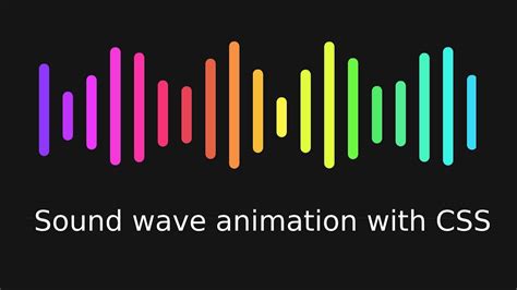 17 Hiu ng Wave Animation CSS. . Music wave animation css